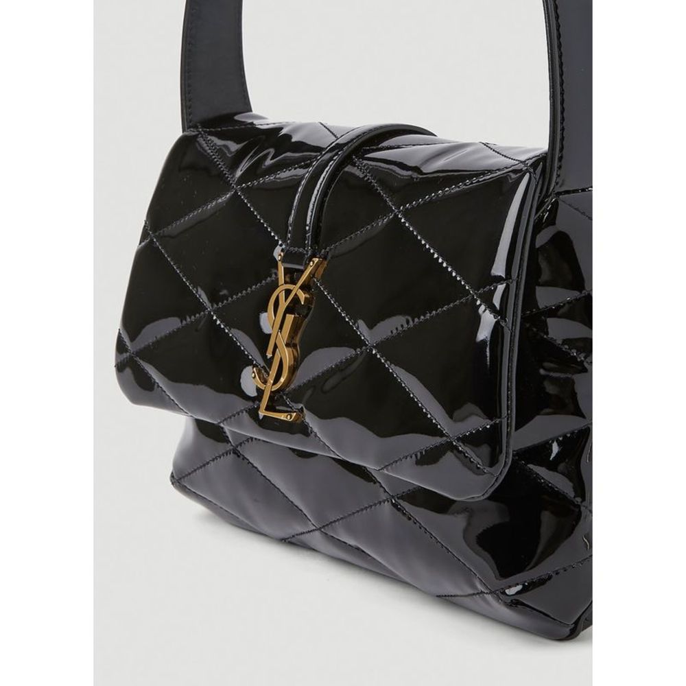 SAINT LAURENT 5A7 Padded Shoulder Bag in Black - Picture 4 of 6